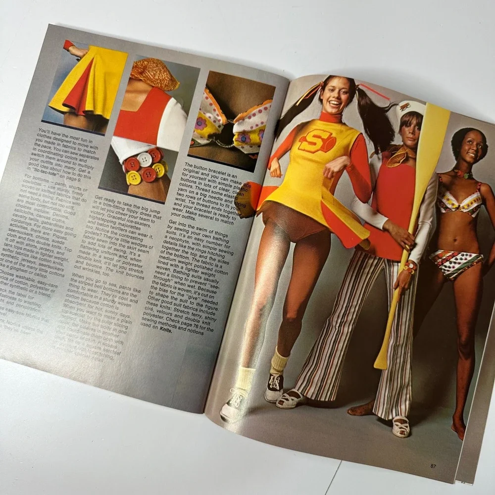 Vintage Butterick Dressmaking Book 1946 &‎ Simplicity Let Yourself Sew 1970s Lot